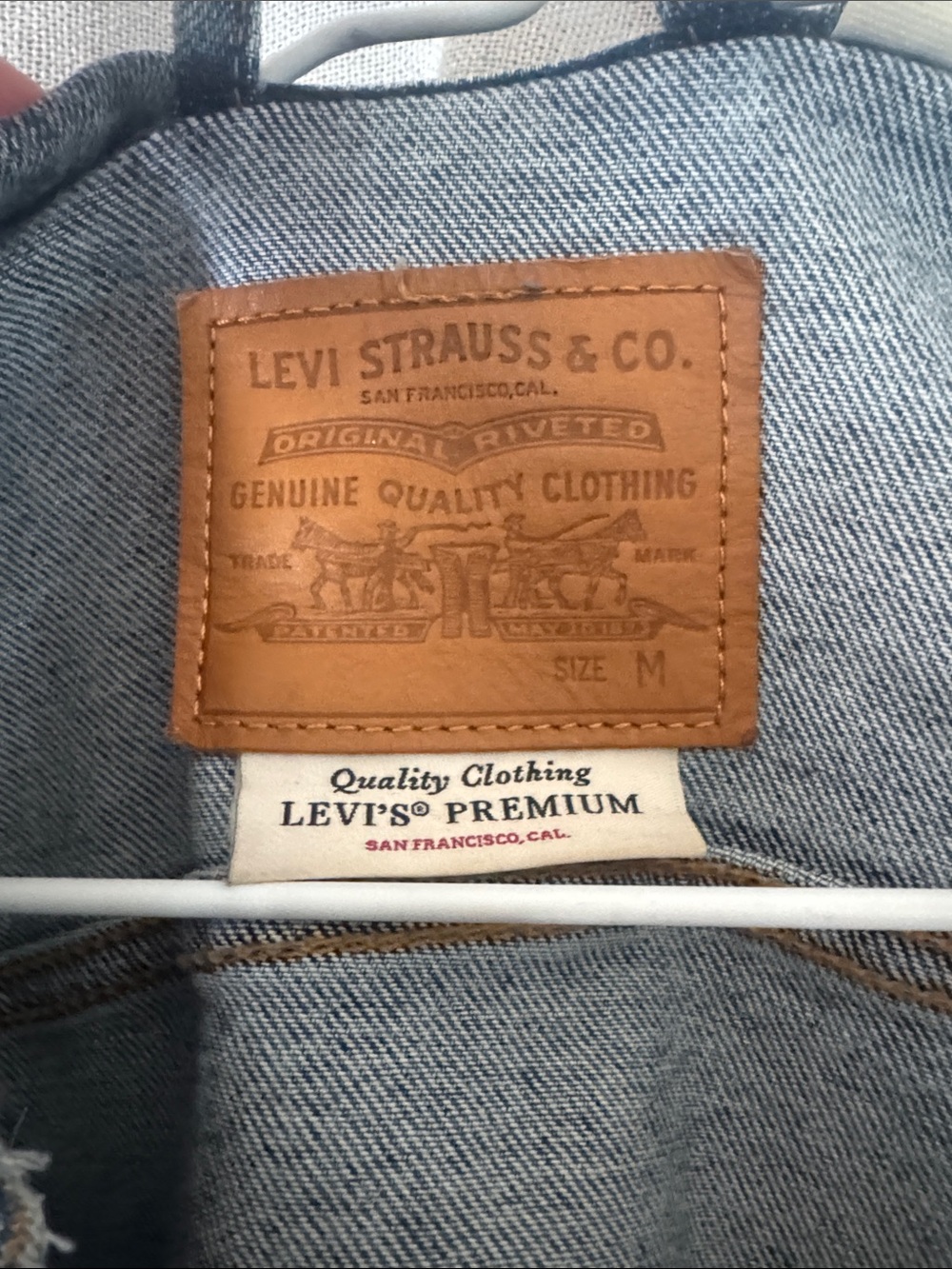 Levi's Women's Light Wash Denim Jacket - Blue - Picture 2 of 5